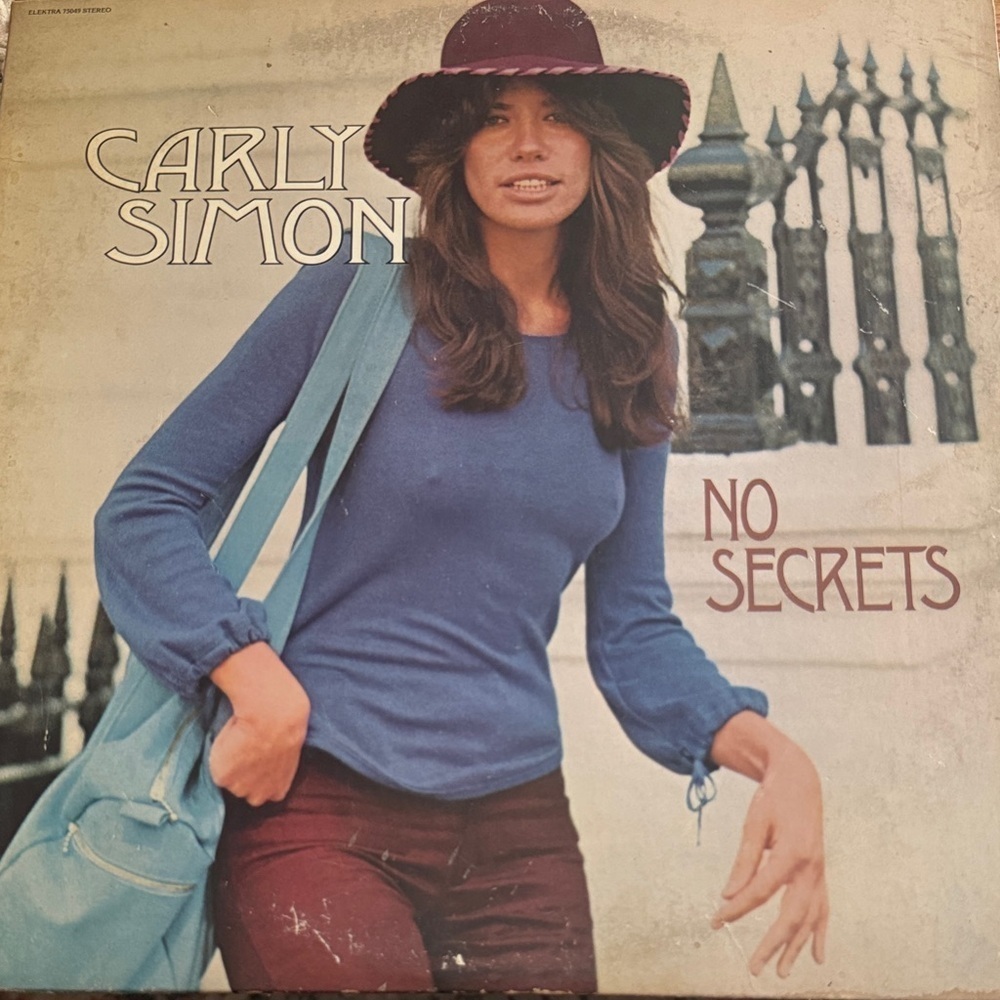 70’s‎ vintage Carly Simon No Secrets LP vinyl album classic rock legend